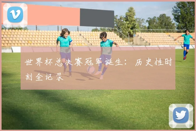 世界杯总决赛冠军诞生：历史性时刻全记录