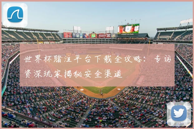 世界杯赌注平台下载全攻略:专访资深玩家揭秘安全渠道